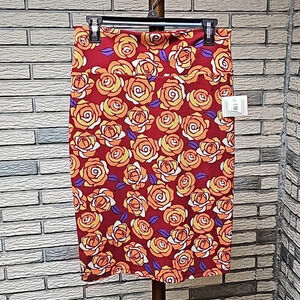 LuLaRoe Skirt Very Colorful! Sz Med Excellent